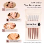 Kitsch Dermaplane Razor for Women Face – Face Razors for Women & Men, Eye Brow Razors & Face Shaver – Exfoliating Facial Razor & Dermaplaner as Skin Care Tool for Smoother Skin - Terracotta, 6 pcs - Image 7