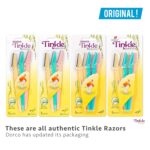 Tinkle Dermaplaning Tool 9ct, Dermaplane Razor for Women, Safe and Easy Peach Fuzz Remover, Eyebrow Trimmer with Protective Cover (3 Packs of 3), Stocking Stuffers - Image 4