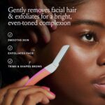 Billie - Dermaplane Starter Kit - Reusable Handle + 3 Refill Blades - Remove Facial Hair + Perfectly Shape Brows - Dermatologist-Approved - Malibu - Image 3