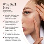 Kitsch Dermaplane Razor for Women Face – Face Razors for Women & Men, Eye Brow Razors & Face Shaver – Exfoliating Facial Razor & Dermaplaner as Skin Care Tool for Smoother Skin - Terracotta, 6 pcs - Image 3