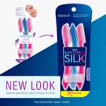 Schick Hydro Silk Touch-Up Dermaplaning Tool with Precision Eyebrow Cover, 9ct | Dermaplane Razor, Face Razors for Women, Peach Fuzz Remover | Beauty Stocking Stuffer - Image 2