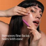 Wilkinson Sword - Intuition Eyebrow Shaper | Facial Hair Remover and Trimmer | Exfoliating Dermaplaning Tool | 3 x Disposable Razors - Image 4