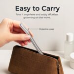 ZOMCHI Eyebrow Razor, Face Razors for Women&Men, Eyebrow Trimmer Shaper with Precision Cover,Facial Shaver with 6 Blades (Silver) - Image 8