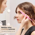 66PCS Eyebrow Razor Multipurpose Exfoliating Dermaplaning Tool for Face Facial and Eyebrow Shaper with Precision Cover for Women Men Easy to Use (66PCS) - Image 7