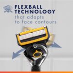 Gillette Fusion5 ProGlide Shield Shaving Razor for Men, 1 Power Razor Handle, 1 Refill, 2x Lubrication, Battery-Powered with FlexBall Handle and Precision Trimmer for Men - Image 6