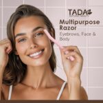 TADA Natural Beauty Biodegradable Dermaplaning Tool 12pk, Face Eyebrow Face Razors, Face Shaver & Exfoliating (Pink) - Image 2