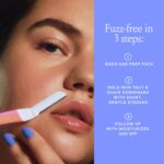 Billie - Dermaplane Starter Kit - Reusable Handle + 3 Refill Blades - Remove Facial Hair + Perfectly Shape Brows - Dermatologist-Approved - Malibu - Image 6