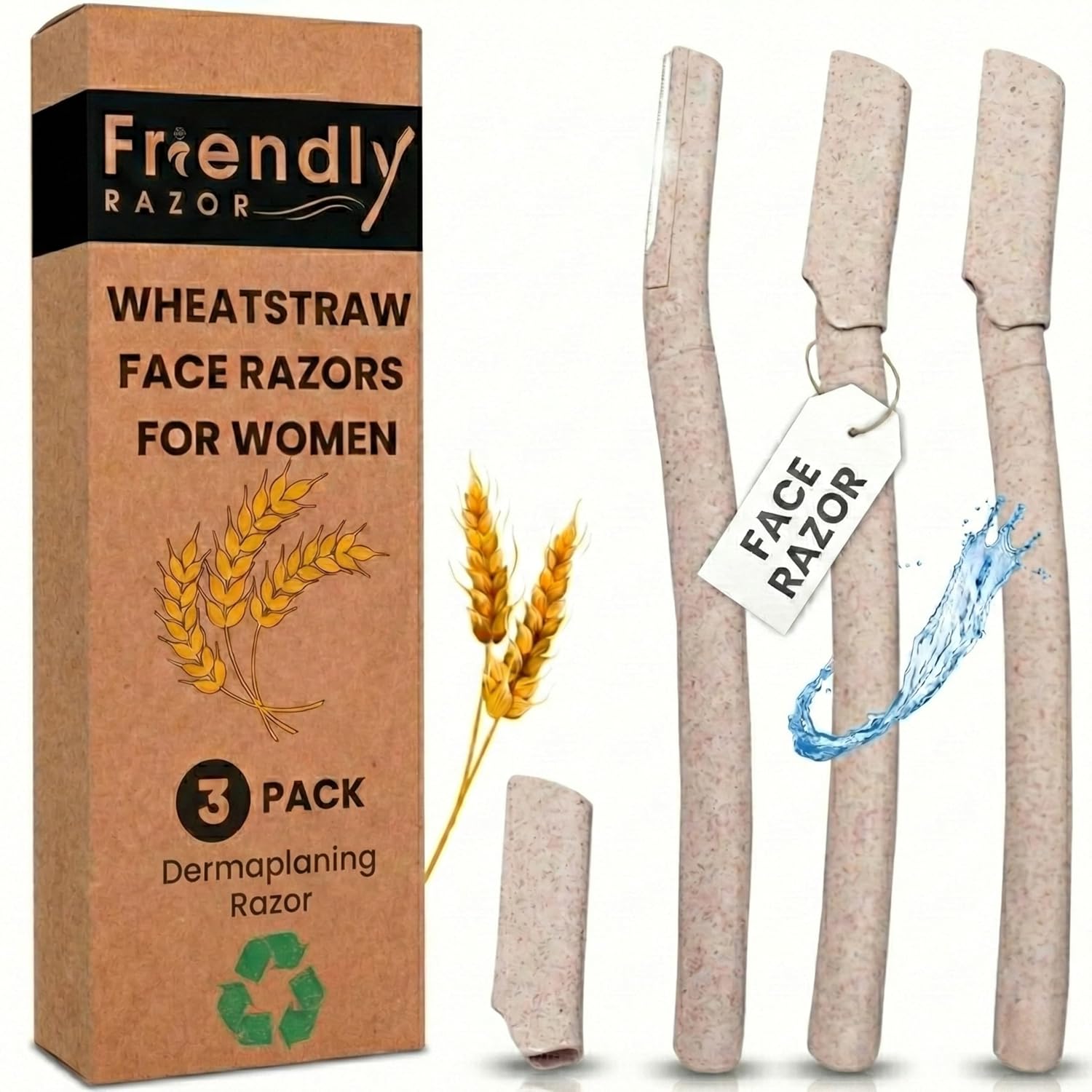 81vmZoBz5GL._SL1500_.jpg Dermaplaning Tool for Face – Removes Peach Fuzz & Exfoliates Skin | Dermaplane Blade | Facial Razors for Women | Derma Razor | Facial Razor | Face Shaver for Women | Microblade - Image 1