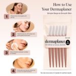 Kitsch Dermaplane Razor for Women Face – Face Razors for Women & Men, Eye Brow Razors & Face Shaver – Exfoliating Facial Razor & Dermaplaner as Skin Care Tool for Smoother Skin - Terracotta, 12 pcs - Image 7