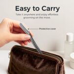 ZOMCHI Eyebrow Razor, Face Razors for Women&Men, Eyebrow Trimmer Shaper with Precision Cover,Facial Shaver with 6 Blades (Black) - Image 8