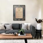 Art Decor Framed 99 Names of Allah Islamic Fine Art Arabic Calligraphy Wall Décor for Living Room Bedroom Dining Room Office Gifting 30x40cm - Image 2