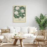 Art Decor Framed Floral Wall Art of Islamic Dua Quotes Minimal Abstract Fine Art Arabic Calligraphy Wall Décor for Living Room Bedroom Dining Room Office Gifting 60x80cm - Image 2