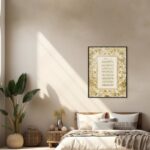 Art Decor Wall Art of Ayat ul Kursi Framed Islamic Fine Art Arabic Calligraphy Wall Décor for Living Room Bedroom Dining Room Office Gifting 75x100cm - Image 2