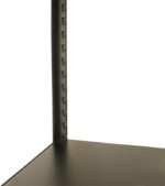 Boltless shelf 5-Tier Storage Shelf Unit, 150kg per Shelf Capacity, Metal Frame, Black - Image 3