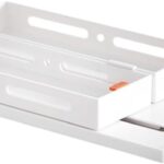Pull Out Cabinet Organizer, Expandable Pull Out Organizer, Easy to Use Spice Rack, Slide Out Multi-Purpose Spice Bottle Organizer, Cabinet Storage Rack for Kitchen, Pantry, Bathroom Storage