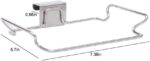 2 Pack Stainless Steel Trash Bag Holder, Garbage Storage Bags Rack, Hanging Garbage Bag Storage Organizer Rack for Kitchen Cabinets Doors and Cupboards Towel Gloves Hanger - Image 2