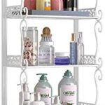 Foldable Iron 5 tier Bookcase Kitchen bathroom universal shelf Sundries organizer Storage bookshelf living room home Furniture (Color : 5L white)