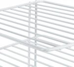 Metaltex Corner Rack Silos – 2-Tier Plate & Bowl Organizer – Space-Saving Corner Cabinet Insert – Sturdy Coated Wire, Made in Italy - Image 5