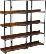YATAI Storage Shelves, 8-Tier Foldable Bookshelf Organizer, Adjustable Storage Racks for Plant Vase, Multifunctional Storage Rack Shelves, Free Standing Shelves for Home, Kitchen, Office, Garage - Image 3
