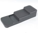 Sanbo Plastic Knife Block Holder Drawer Knives Storage Rack Knife Stand Cabinet Tray Kitchen Drawer Cutlery Organizer Tableware Container