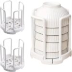 Beni Dish Bowl Plate Holder - 2 Pcs - Expandable - Bowl and Plate Organizer Dish Drying Stand Dish Drainer for Cabinet Dinner plate Organizer Countertop Kitchen Organizer