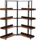 YATAI Storage Shelves, 8-Tier Foldable Bookshelf Organizer, Adjustable Storage Racks for Plant Vase, Multifunctional Storage Rack Shelves, Free Standing Shelves for Home, Kitchen, Office, Garage - Image 8