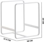 SKYLEAF 2PCS Large Dish Holder Dish Rack Bowl and Plates Organizer for Kitchen Cabinet Metal Dish Drying Stand After Wash Space Saving Plate Dish Storage for Cabinet Countertop Kitchen Organizer - Image 2