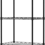 WORKPRO 5-Tier Storage Shelves, Metal Wire Shelving Unit, 44 cm W x 29 cm D x 131 cm H, 250 kg Load Capacity, Adjustable Shelf Rack for Kitchen Pantry Closet Garage
