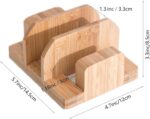 X spring Cutting Board Organizer, Adjustable Bamboo Storage Rack for Kitchen Cabinet, Multi-Purpose Holder for Lids, Pans, Baking Trays, and Plates, Space Saving Design for a Tidy and Efficient Home - Image 5