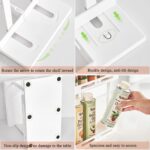 Pull Out Cabinet Organizer, Expandable Pull Out Organizer, Easy to Use Spice Rack, Slide Out Multi-Purpose Spice Bottle Organizer, Cabinet Storage Rack for Kitchen, Pantry, Bathroom Storage - Image 6