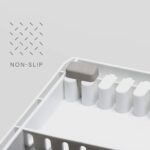 Youcopia Storemore Expandable Cookware Rack Adjustable Pan Organizer for Kitchen Cabinet Storage, Made from Durable Plastic and Steel, White - 50138 - Image 5