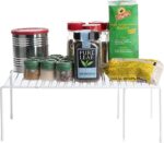URbazaar Expandable Storage Rack, Set of 2 Kitchen Countertop Organizer Shelf, Cabinet Shelf Organizers Storage Rack Space Riser, Pantry Cupboard Shelf Home Organization and Storage - Image 7