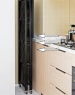 Showay Multishelf Foldable Storage Shelves For Garage Kitchen Home Closet, Metal Wire, Collapsible Organizer Rack On 4'' Wheel Casters, Metal Organizer Wire Rack, Black/White 5Shelfblack, Nu30499 - Image 2