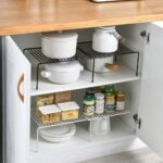 URbazaar Expandable Storage Rack, Set of 2 Kitchen Countertop Organizer Shelf, Cabinet Shelf Organizers Storage Rack Space Riser, Pantry Cupboard Shelf Home Organization and Storage - Image 6