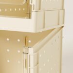 Foldable Desktop Bookshelf - Cream Tabletop Book Organizer with Multi-Storage, Space-Saving Design for Office, Home & Classroom, Compact Shelf for Books, Art Supplies & Stationery (Easy Assembly) - Image 6