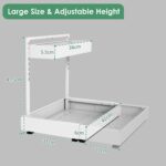 Angju Expandable Under Sink Organizers and Storage, 2 Tier Under Cabinet Organizer, Heights Adjustable Pull Out Rack for Kitchen Bathroom Laundry - Image 5