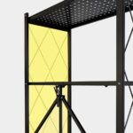 Leostar 5 Tier Kitchen Shelf Organizer, Black, 72X36.5X160.5Cm, Str-4327 - Image 4