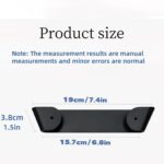 Universal Pot Lid Organizer for Cabinet - Upgraded 4 Pack Inside Cabinet Door Wall Mount Pan Top Storage Organizer Rack Holder for Kitchen, Fits 6" to 10" (Black) - Image 5