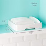 YouCopia StoraLid Adjustable Food Container Lid Organizer, Kitchen Cabinet Storage Rack for Lids, BPA-Free, Holds Round & Square Lids, Space-Saving, Medium Size- 50083 - Image 3