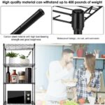 5-Tier Metal Wire Shelving Rack - Adjustable Layer Rack Strong Steel, Organizer for Kitchen, Pantry, Laundry, Office - Image 6