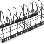 joeji's Kitchen Pot Lid Storage, 9 Slot Storage Rack, Pan Storage, Lid Organizer, Pan Storage, Pot Holder, Storage
