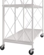 4-Tier Shelf Organizer Foldable Bookcase Ladder Shelf Storage Rack - Image 5