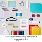 Amazon Basics 3-Shelf Narrow Storage Unit With Height Adjustable Shelves and Levelling Feet, 340 kgs Max Weight, Black, 34 cm D x 58.9 cm W x 76.2 cm H - Image 8