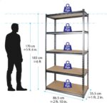 CamelTough Shelf Rack, Multi-Colour, 86.5 X 35.5 X 183 cm, HTC-CT254 - Image 2