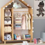 6 Tier Closet Hanging Organizer, Separable Hanging Closet Shelves with 4 Hangers & 5 Hooks, Freestanding Wire Storage Baskets for Clothing Sweaters Socks Handbags, Wardrobe Organization (31x30x152cm) - Image 7