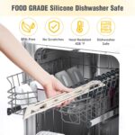 Tomorotec Compact Silicone-Coated Triangle Dish Drying Rack for Sink Corner - Foldable Stainless Steel Over-The-Sink Organizer and Storage Shelf - Image 6