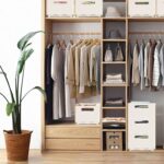 3Pcs Clothes Drawer Organiser with Handle, Expandable Drawer Divider Organizers 8L-14L, Foldable Storage Box for Scarves, Plastic Clothing Storage Basket Wardrobe Storage Organiser for Shelves - Image 2