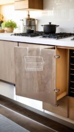 Cabinet Organizer, Shelf Basket & Door Hanging Storage Rack Holder, Kitchen, Bathroom & Office Multi-Use Space Saver Solution - Image 4