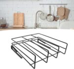 Hanging Chopping Board Rack, Cabinet Board Organizer Holder Rack, Under Shelf Chopping Board Holder, Under Cabinet Storage Shelf Chopping Board Holder Organizer for Kitchen Pot Lid - Image 7