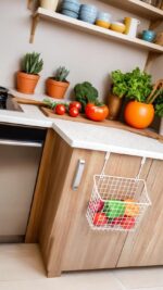 Cabinet Organizer, Shelf Basket & Door Hanging Storage Rack Holder, Kitchen, Bathroom & Office Multi-Use Space Saver Solution - Image 6
